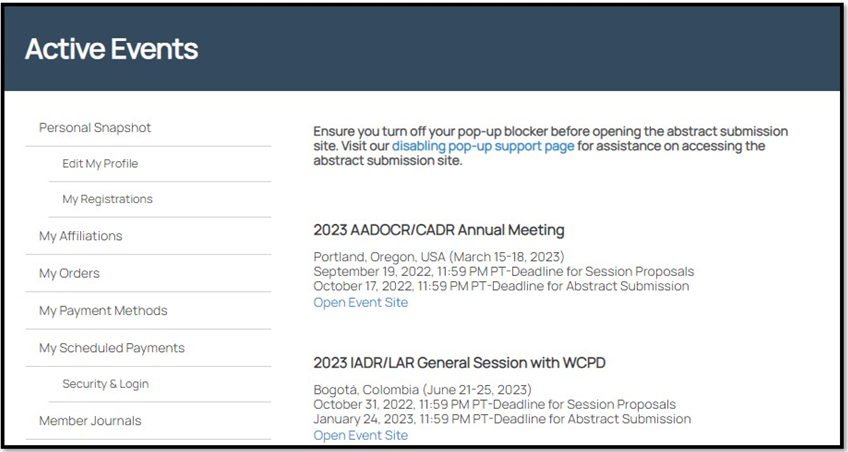 Information for Abstract Submitters